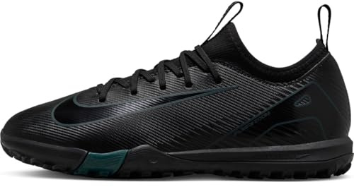 Nike FQ8284-002 JR Zoom Vapor 16 Academy TF Hombre Black/Black-Deep Jungle EU 33