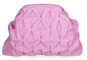 Gave Lux Pochette Donna Pelle Genuina Elegante Lilla 40x25x15 Accessorio Moda
