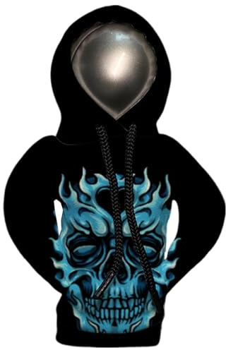 Gear Shift Hoodie Skelett,Auto Gear Shift Hoodie Halloween | Gadgets für Schalthebelabdeckungen | Skelett-Auto-Gangschaltung-Hoodie-Dekoration, lustige Totenkopf-Gangschaltungsabdeckung für Auto-Innen