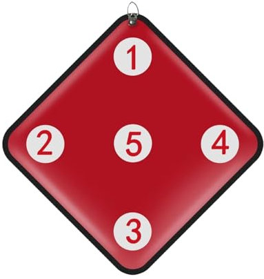 KXJPIZIYB Fechtausrüstung, Doppelseitige Fechtzielscheibe, Fechttrainingsausrüstung, Tägliches Trainingsziel Von Fechtern, Durchstichfest, Wandmontiert