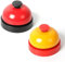 Arrderly Juego de 2 campanas de mesa, campanas de recepción con campana crujiente, hechas para cocina, restaurantes, hoteles, bares