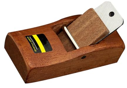 PartyKindom Cepilladora de Madera de Plástico y Metal Manual para Carpintería, Herramienta Práctica Fácil de Llevar, Afilada para Trabajos de Bricolaje y Madera