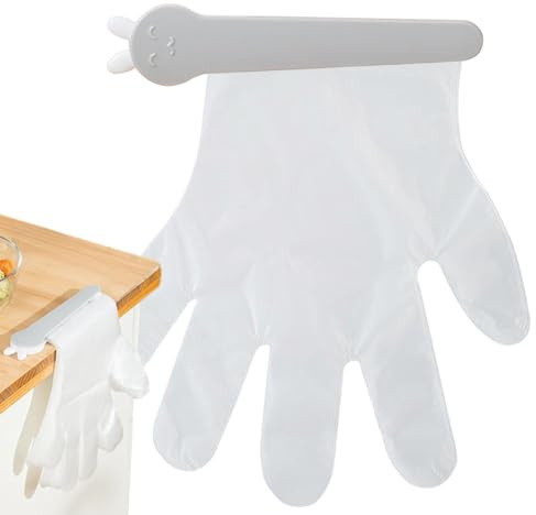Genérico Glove Holder, Glove Holder with Clip for Hanging Gloves, Portable Kitchen Storage and Organization Accessory | Use in Restaurants, Hospital, Workshop and