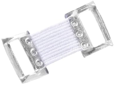 Ccguoea 100 Pcs Stretch Metal Clasps Elastic Aluminum Bandage Clips Replaceable Wrap Fasteners Fixation Clamps Hook