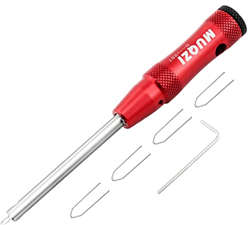 Haodream Llave de niple de radios de bicicleta, juego de mantenimiento, llave de pezón, herramienta de tapas de radios de bicicleta de montaña