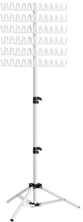 kesurpae Support à tresses dynamique et réglable offrant des solutions polyvalentes adaptées Pour aux besoins des coiffeurs, en salon comme à domicile, blanc, 41.5x13.8x9.4cm