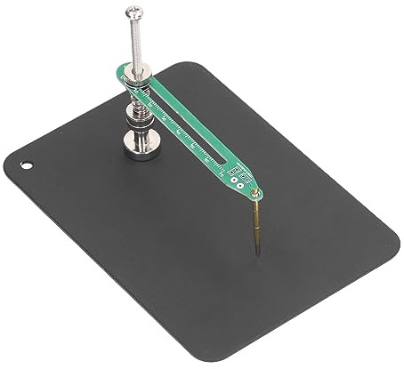 YWBL-WH Svetsfast Provsond, Elektroniskt Lödverktyg Av Aluminiumlegering med Magnetisk Basplatta, Justerbar Flexibel Arm, PCB Helping Hands Station för Lödreparation
