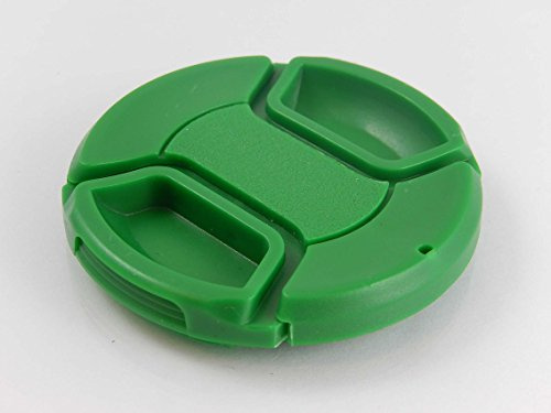 vhbw Lens Cap 52 mm for Camera Panasonic Lumix G Vario Lens 45/Green Plastic 150 mm f/4.0-5.6 ASPH OIS