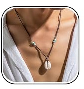YANCHUN Surfer Necklace Seashell Necklace for Mens Necklaces Gifts Beach Essentials Summer Beach Jewelry for Men