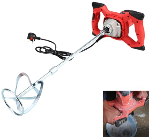 Miscelatore Di Cemento Elettrico Portatile, Miscelatore Di Malta Portatile Da 2100 W Con 6 Velocità, Trapano Miscelatore Di Vernice Per Calcestruzzo, Per Miscelare Fango, Cemento, Malta, Vernice