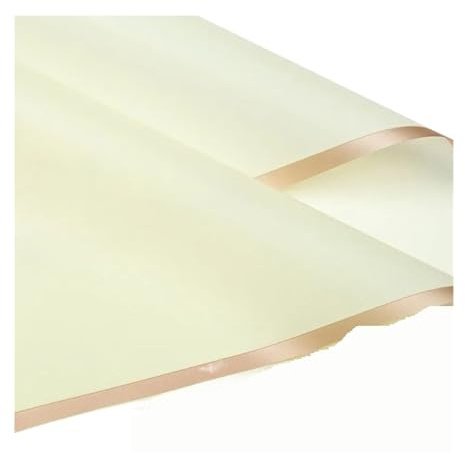 Cellofanpapper 20 st/pack blomomslagspapper guld kant rosa halvtransparent presentförpackning material bukett blomsterbutik (färg: 16)