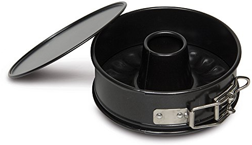 Guardini Linea Gardenia - Mini tortiera aperta 2 teglia media, Nero, Diametro 16 cm