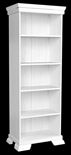 Furniture24 Regal Bücherregal Standregal Kora KR1 (Andersen Kiefer)