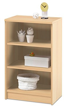 möbelando Regal Standregal Beistellregal Holzregal Bücherregal Dekoregal Olli I Buche