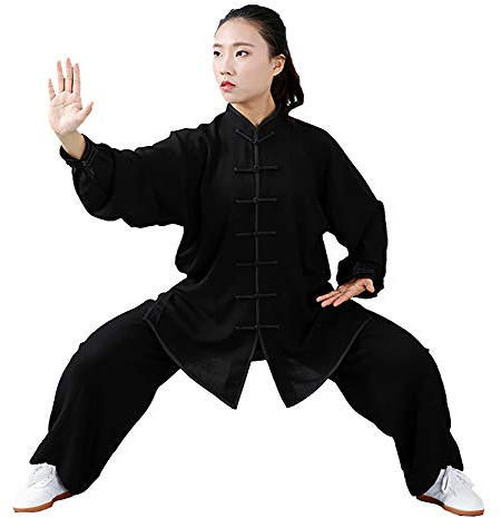 Daoba Unisex Kung Fu Uniform Tai Chi Kampfkunst Kleidung Wushu Anzug Trainingsanzug Tops Und Hose