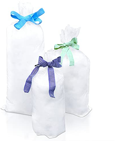 Deshome Nuvola 1 Kg - Ovatta per imbottitura cuscini, bambole, bomboniere, peluche, imballaggi, ovatta sintetica di alta qualità, lavabile, antiacaro, anallergica Made in Italy