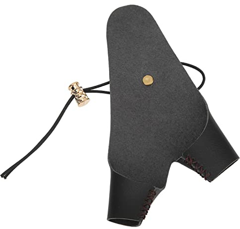 Bågskytte handskyddsskydd, bågskytte handske rosett handskydd, PU-läder justerbar skjutande handskyddshandskar för traditionell bågskytte utomhus (svart, skjut- och bågskyttes tillbehör