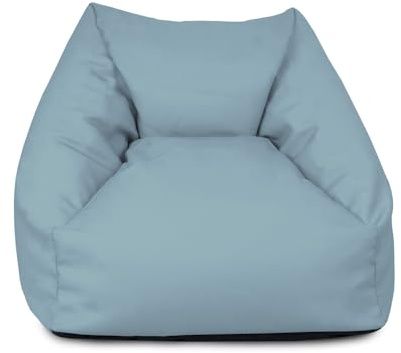 rucomfy Beanbags Snuggle Bean Bag Chair - Kids Armchair Beanbag Seat with Filling Included - Childrens Bedroom Furniture for Boys and Girls - 50 x 46 x 48cm (Seafoam Blue, Beanbag Only)