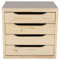 WELL HOME - Cajonera 4 cajones acabado SIN barniz