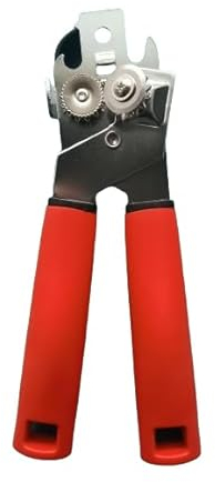 Mr. Gadget's Solutions Tin Openers Can Opener 4-in-1 Stainless Steel Manual Tin Openers with Non-Slip Handle Can Openers Perfect Kitchen Tool