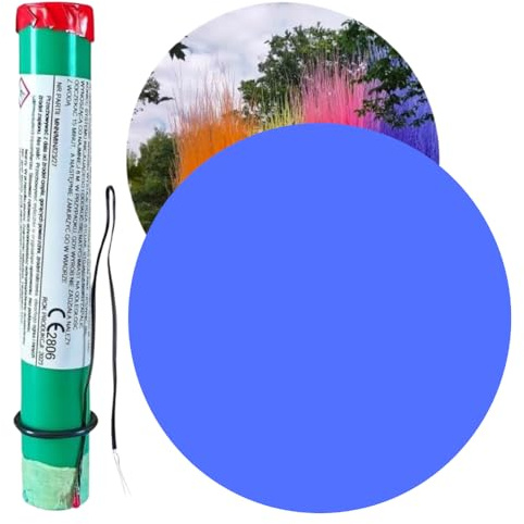 Pack Fumigène Diurne® Bleu avec Déclencheur Électronique – Déclenchement à Distance – Feux d’Artifice pour Festivités, Mariages, Baby Showers et Événements Spéciaux - Categorie F1 – Zenda Club®