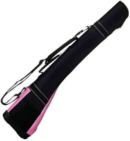 Golf-Tragebags Golftasche, ultraleichtes Nylon, bietet Platz for 4–5 Golfplätze, großes Fassungsvermögen, komfortable Original-Golftasche(Black pink)