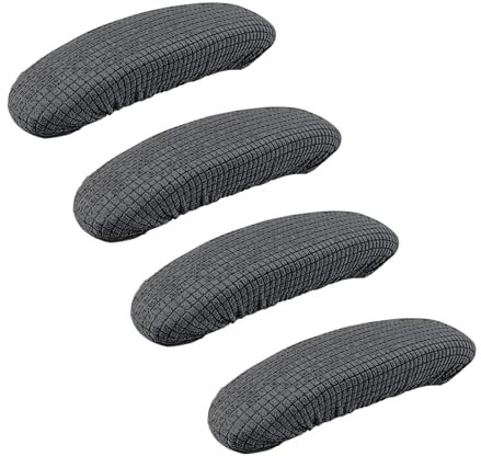 Bustlwor 4 Piezas Fundas para Brazos para Sillas de Computadora de Oficina, Funda para Reposabrazos de Silla de Oficina Extraíble, Protector de Brazo de Silla Poliéster, para la Mayoría de Sillas de