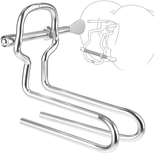 Fritosy Stainless Steel Anal Plug Adjustable Anal Expander Vaginal Expander Butt Plug Anal Dilatation Anal SM Fetish Adult Sex Toys for Men Women and Couples