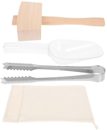 Amosfun Crushed Ice Bags Dedicated Bar Cotton Ice Bags Crushing Diy for Bar Restaurant