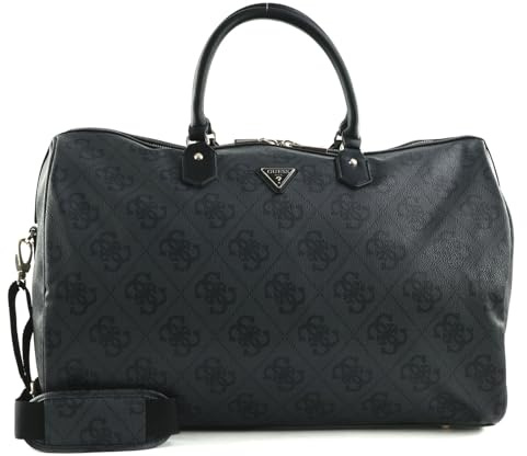 GUESS Weekender Duffel Bag Coal Logo