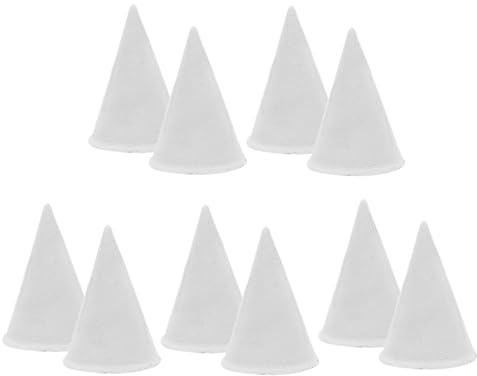 Housoutil 10 Stück Langlebige Keramik Brennofen Stütznägel aus Aluminiumoxid für Feuerfeste Töpferwerkzeuge Geeignet zum Brennen Verschiedener Keramikwerke im Brennofen
