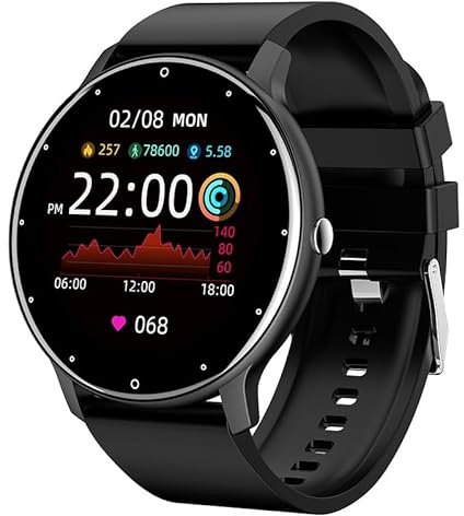 SWZEC VitalPulse Watch - Gesundpur Smartwatch(Schwarz)