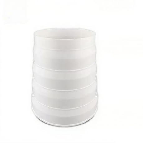 Raccordo riduttore universale Ø 80-150 mm,80-200mm regolabile per tubo nei sistemi di ventilazione, scarico dell'aria condizionatore, tubo ecc per Cappa Cucina Aspirante (Ø140-180mm)