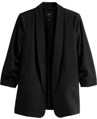 NEXT Donne Blazer Comodo con Maniche Arricciate