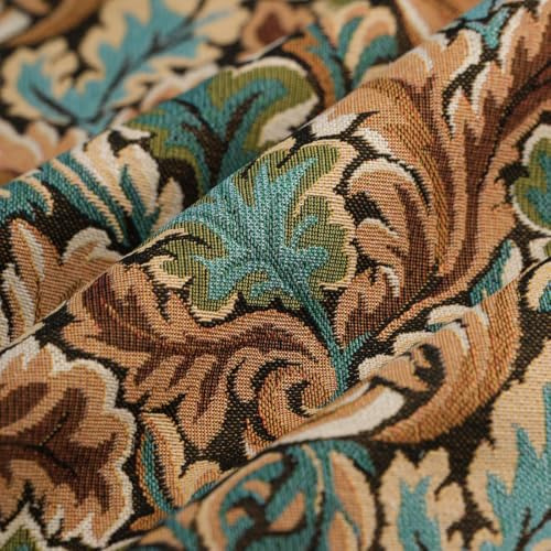 Jacquard Dekostoff 138cm Breit Multicolor Oeko-Tex - 56% Baumwolle 44% Polyester - Stoffdichte : Sehr schwer 365 g/m2-138 cm Breite - Meterware