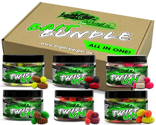 Angel-Berger Magic Baits Bait Bundle Twist Ups All in One Köderset Pop Ups Boilies Vorteilspack Premium Range Pop Ups Sparbundle Hakenköder schwimmend