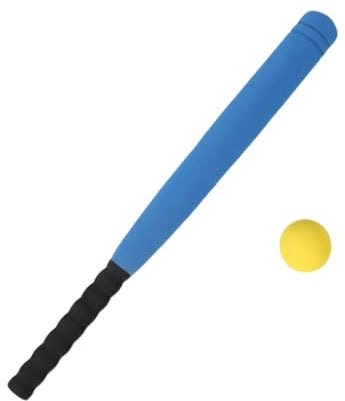 wueiooskj Ensemble de balles de Batte Baseball, entraînement pour Enfants, Batte Baseball pour Adolescents et Enfants, Bleu, 21 Pouces, Bleu, 21 Pouces