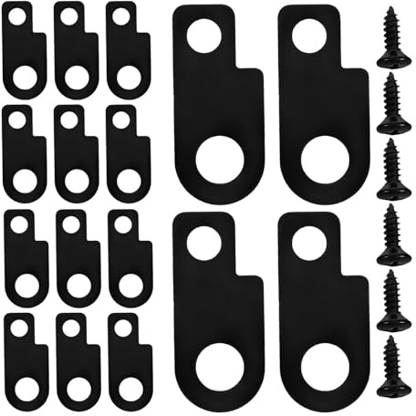 ABOOFAN 16 Stück Metall Pedalboard Montageset für E Gitarren Effektpedal mit Robustem Design und Universeller Kompatibilität für Bühnenauftritte