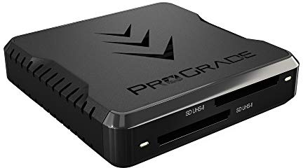 ProGrade Digital - Lector de Tarjetas de Memoria SD UHS-II de Doble Ranura | USB 3.2 Gen 2 para cineastas Profesionales, fotógrafos y Creadores de Contenido