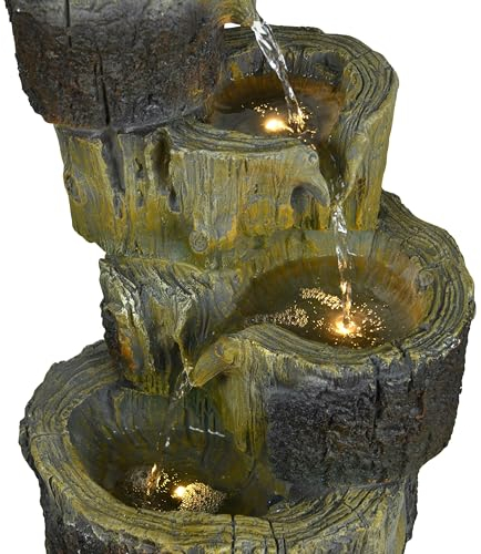 Heissner Baumstumpf Wasserspiel