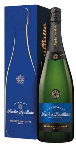 Nicolas Feuillatte Champagne Brut AOC Réserve Exclusive Magnum 1,5 L, Astucciato
