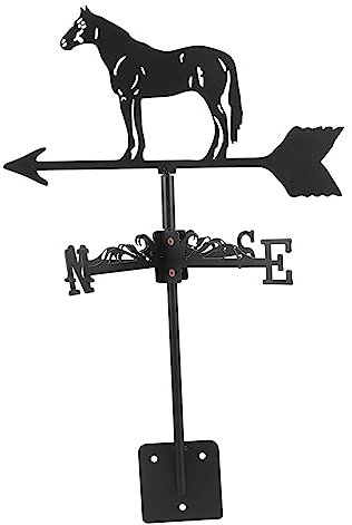 BESPORTBLE 1ensemble Girouette Métal Décorative pour Jardin Indicateur De Direction du Vent pour Cour Et Extérieur Outil De Mesure Professionnel pour Jardiniers Et Agriculteurs Résistant