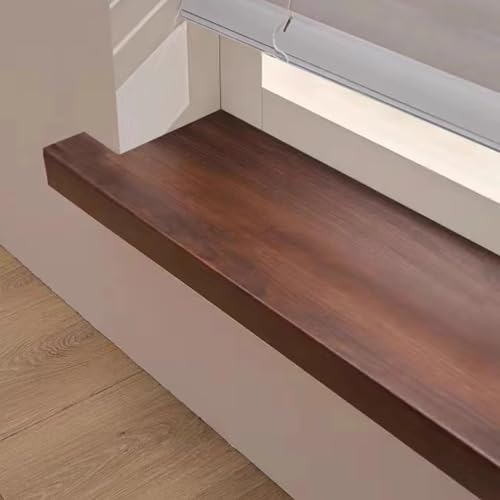 ZAQYCM Fensterbank Fensterbankabdeckung Rustikal, Fensterbankabdeckung 1.7 1.6 1.5 1.2 1.0 M, Robuste wasserdichte Arbeitsplatte Mit Schutzfolie, Größe (Color : A 10in(25cm), Size : L 70