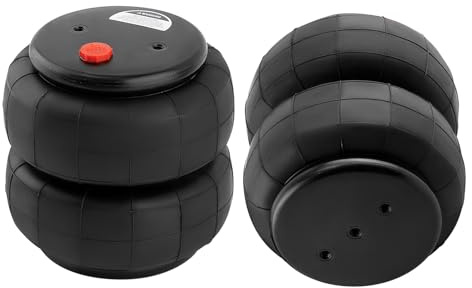 maXpeedingrods 2X Bolsas de Suspensión Neumática 2600LBS trasera delantera Port para Heavy Duty