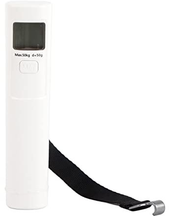 Digitale Fischwaage, 50 Kg, Elektronische Angelhakenwaage, Gepäckwaage, Digitale Hängewaage Mit LCD-Display, Digitale Angelwaage, Tragbare Gepäckwaage, Wiegegerät