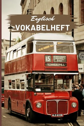 Englisch Vokabelheft: Vokabelheft A5 3 spalten mit 110 Seiten|