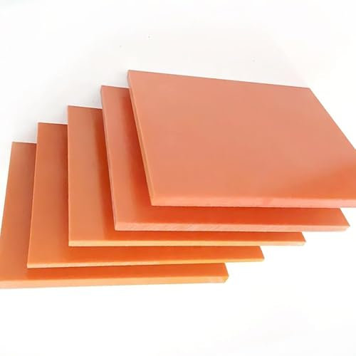 Orangefarbenes Bakelit-Sperrholz, 1 Stück, Isolierte Phenolharzplatte, Hochtemperaturbeständige Platte, Dicke 2–20 Mm, 30 Cm X 40 Cm(Thickness 15mm)