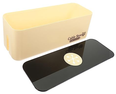 DOITOOL Scatola Organizzatore Uscita Scatola Per Organizzazione e Archiviazione Dei Portacavi Scrivania Per Elettrodomestici Facile Trasportare e Lavare