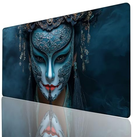 Tapis de Souris xxl 900x400x3mm, Grand Tapis Bureau Noir, Bords Cousus Antidérapant et Imperméable, Femme Mouse Pad Compatible Clavier Sans fil et Souris Sans Fil pour Bureau Gaming Accessoire 6328GYL