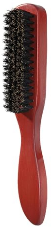 tiyiyok Brosse Poils Sanglier, pour Hommes et Femmes Brosse Barbe Cheveux épais, Ondulés, Secs Ou Abîmés et Coiffage et Coiffage pour Enfants Poignée Ergonomique Conçue